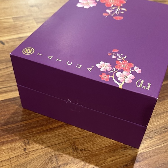 Tatcha Empty Refillable + Mini Serum Jars + Holiday gift box and Furoshiki Wrap - Picture 14 of 16